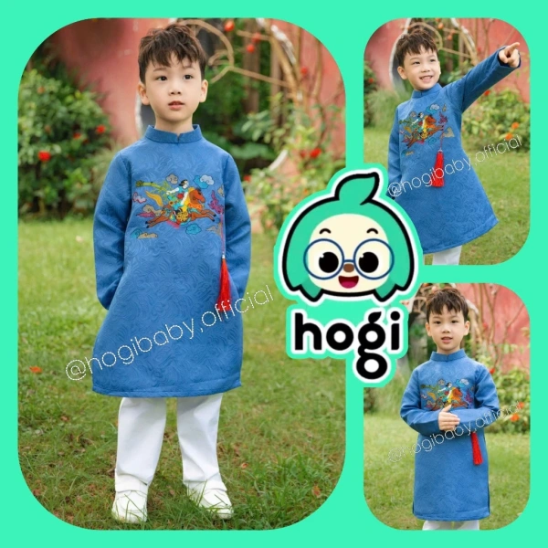 Áo dài đỏ cách tân cho bé 5 tuổi – khi vẻ ngoài rực rỡ khiến cha mẹ băn khoăn về sự thoải mái trong suốt ngày hội