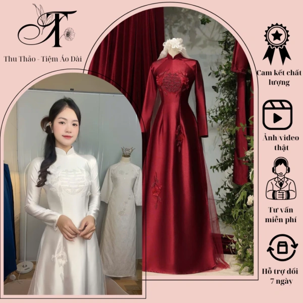 Áo dài dự tiệc cưới sang trọng: Vẻ đẹp tuyệt mỹ thường khiến người mặc quên kiểm tra độ thoáng khí trong ngày dài