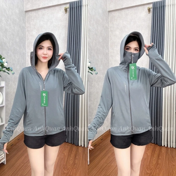 Áo khoác chống nắng nữ hai lớp nhẹ gây bất ngờ khi độ co giãn 4 chiều làm giới hạn cách phối đồ mùa hè
