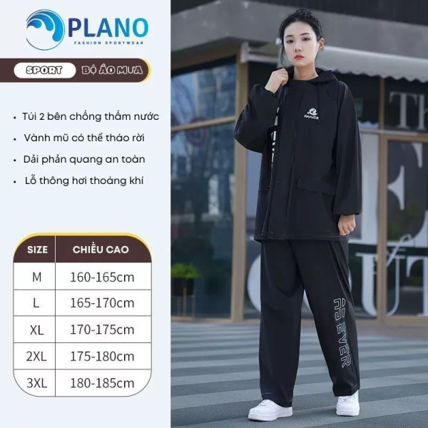Áo mưa thể thao siêu nhẹ không thấm: Khi bảo vệ khỏi mưa, nhưng độ thông thoáng dần bị giảm.