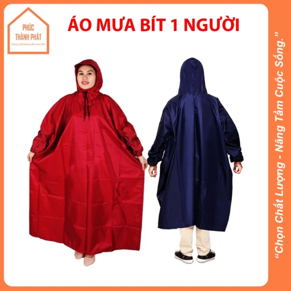 Áo mưa vải tổ ong bít hông siêu nhẹ: Khi độ rộng rãi lại gặp bất ngờ khi kết hợp với balo ép nhựa