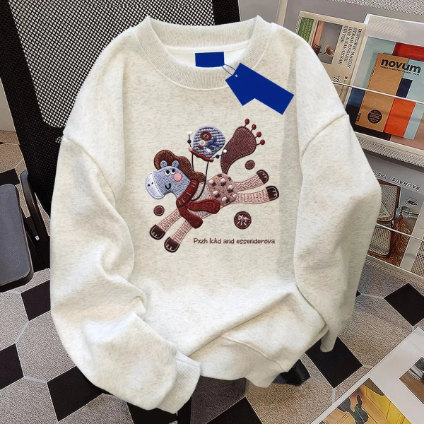 Áo sweater nỉ dài tay màu xám tiêu êm ấm: Khi sự ấm áp lại kèm theo bất ngờ khi giặt