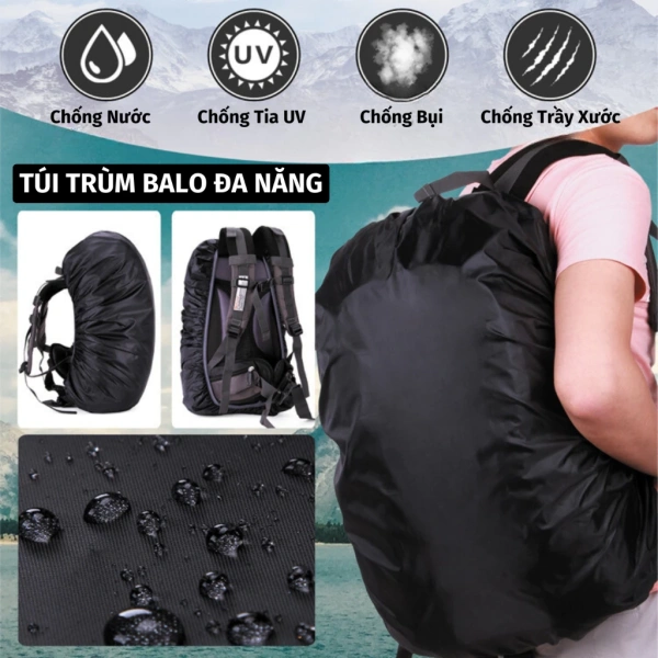 Balo bị ẩm ngay cả khi đã dùng áo mưa bọc, tại sao lớp bảo vệ này không hoạt động như mong đợi?