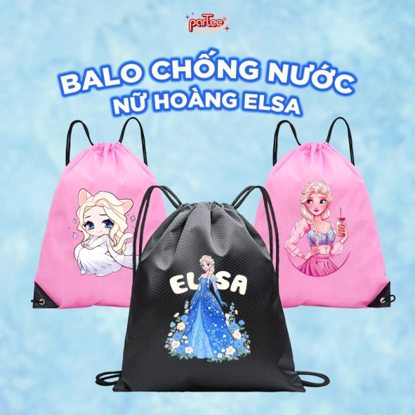 Balo mini trẻ em siêu nhẹ, chống thấm: Thiết kế Elsa thực sự đủ chỗ cho sách và đồ dùng học tập?