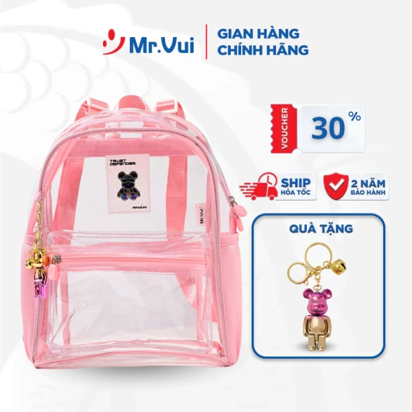 Balo mini trong suốt chống thấm nước khiến người dùng nhận ra việc xem đồ nhanh không phải lợi thế duy nhất.