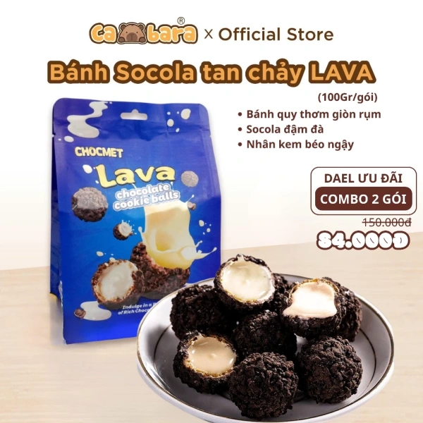 Bánh quy chocolate nhân socola tan chảy: Khi vị béo ngậy làm thay đổi cách chọn đồ ăn nhẹ buổi chiều