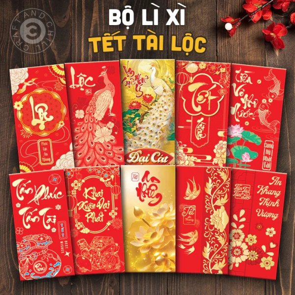 Bao lì xì truyền thống năm 2026, màu sắc và kích thước đẹp nhưng việc bảo quản lại khiến nhiều người bối rối