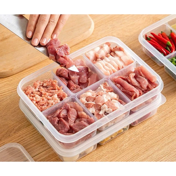 Bất ngờ khi các ngăn chia nhỏ thực phẩm dặm lại kéo dài thời gian chuẩn bị bữa ăn.