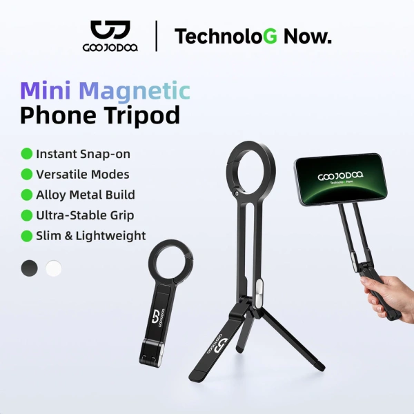 Bất ngờ khi giá đỡ điện thoại từ tính gập lại mang lại độ ổn định cao hơn cả mong đợi