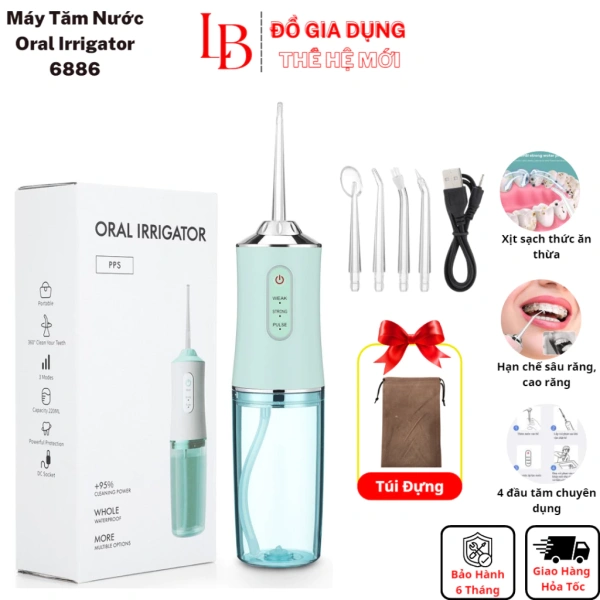 Bất ngờ khi nhận ra máy tăm nước 3 cấp độ, 4 đầu tăm không chỉ làm sạch mà còn giảm chảy máu nướu