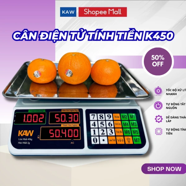 Bề mặt ẩm ướt dưới cân điện tử tính tiền thường khiến số liệu chênh lệch – chi tiết ít ai để ý
