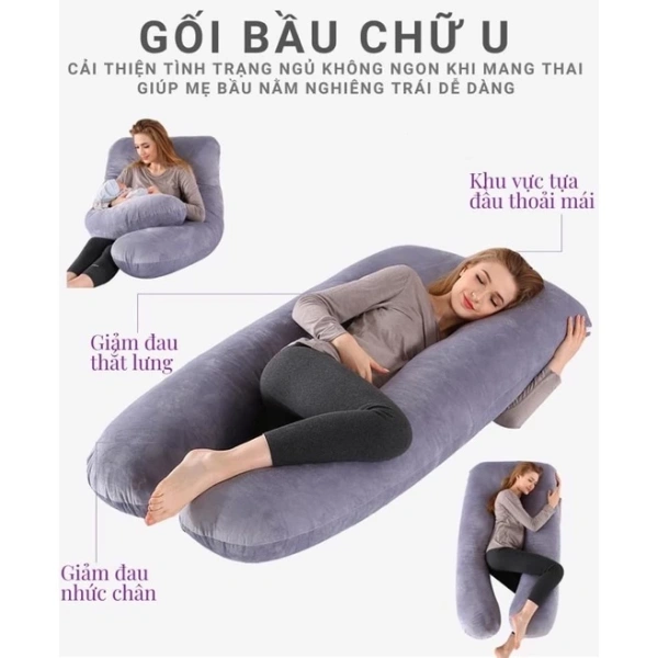 Bí mật khiến nhiều bà bầu nhận ra sự khác biệt thực sự của gối hỗ trợ bằng vải nhung mềm mại