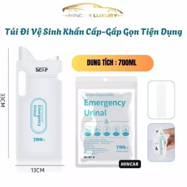 Bí mật nhỏ của túi vệ sinh gấp gọn 700ml trong xe mà hầu hết người lái không nhận ra