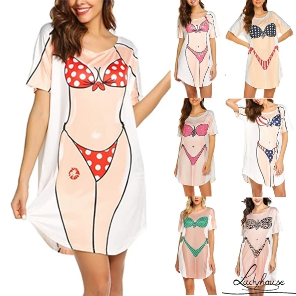 Bikini 3D cổ tròn tay ngắn hứa hẹn vẻ đẹp mùa hè, nhưng độ co giãn chỉ thực sự thoải mái khi chọn kích cỡ phù hợp.