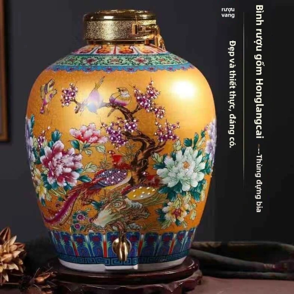Bình gốm sứ kín bảo quản rượu: khi độ ẩm thay đổi, hương vị bất ngờ trở nên sâu hơn