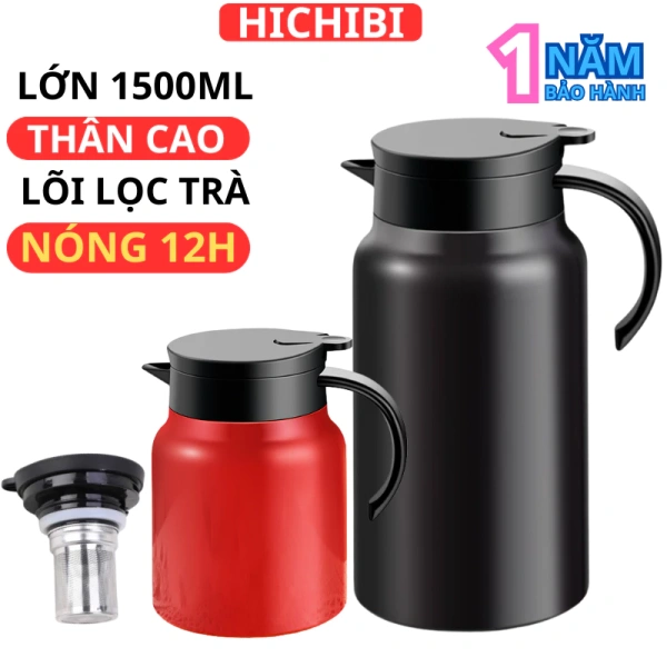 Bình pha trà giữ nhiệt 12h, lọc inox và ly đi kèm thường gây bất ngờ khi cần duy trì lạnh suốt 20 giờ