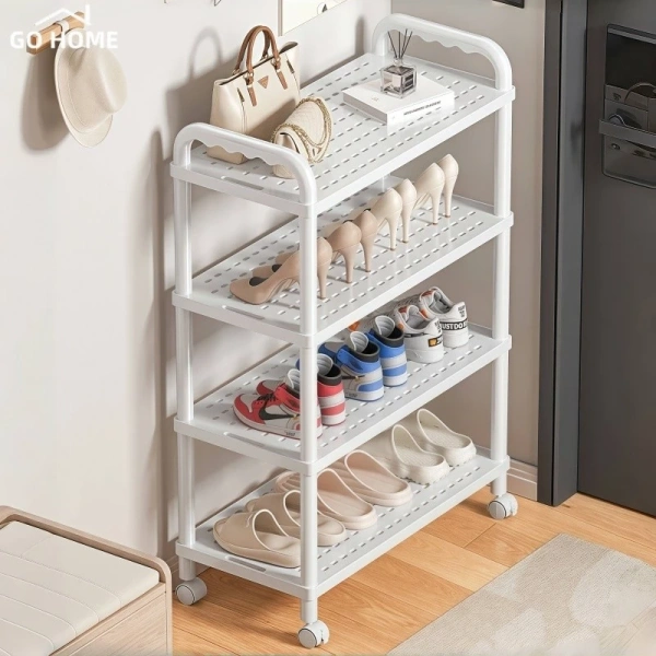Bỏ qua một chi tiết nhỏ trong việc sắp xếp kệ giày đa tầng có thể khiến không gian mất cân bằng