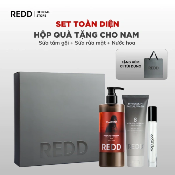 Bộ quà tặng nam toàn diện cho thấy chăm sóc cá nhân không chỉ dừng lại ở mùi hương mà còn tạo sự tự tin suốt cả ngày