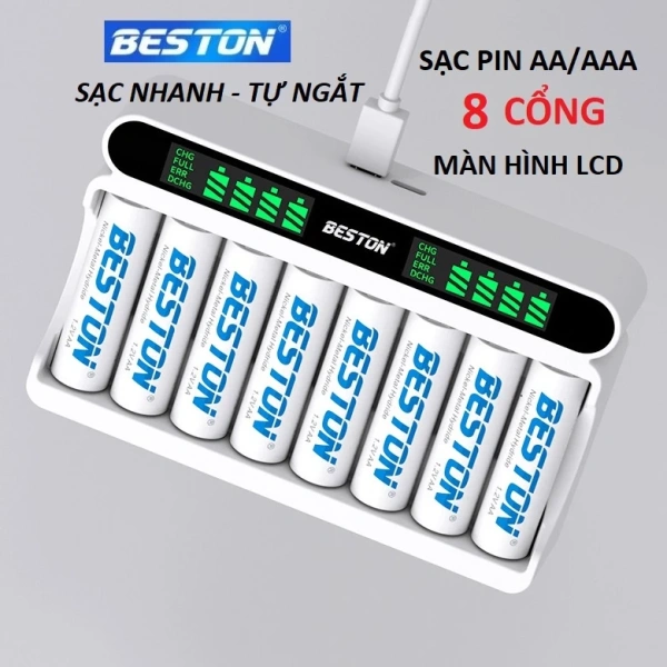 Bộ sạc pin AA AAA nhanh và tự ngắt: chi tiết nhỏ mà nhiều người bỏ qua khi sạc pin cho remote điều khiển
