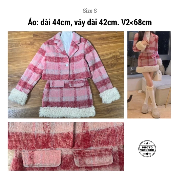 Bộ set dạ tweed vừa vặn hơn mong đợi khi tham dự tiệc Tết: trải nghiệm thực tế sau khi mặc