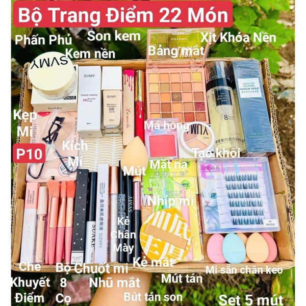 Bộ trang điểm toàn bộ trong một túi, nhưng sau một tháng sử dụng lại nhận ra việc bảo quản là thách thức bất ngờ