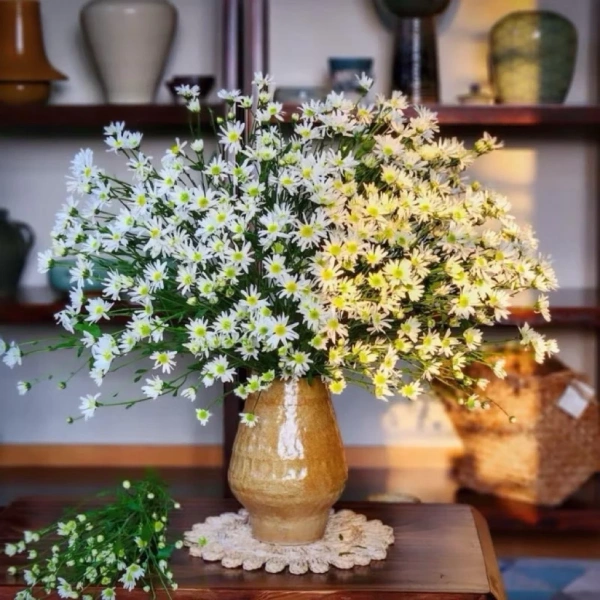Bố trí thảm dệt tay trên tường ảnh hưởng bất ngờ tới độ ổn định của bình hoa