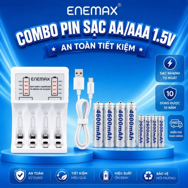 Buổi karaoke cuối tuần dễ bị gián đoạn khi thiếu bộ sạc nhanh và pin AA dự trữ