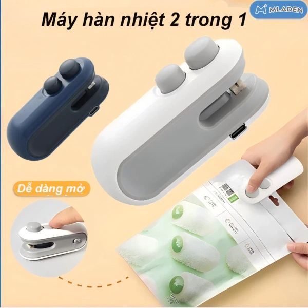 Cách một công cụ hàn túi nylon siêu gọn giúp thực phẩm luôn tươi ngon trong balo