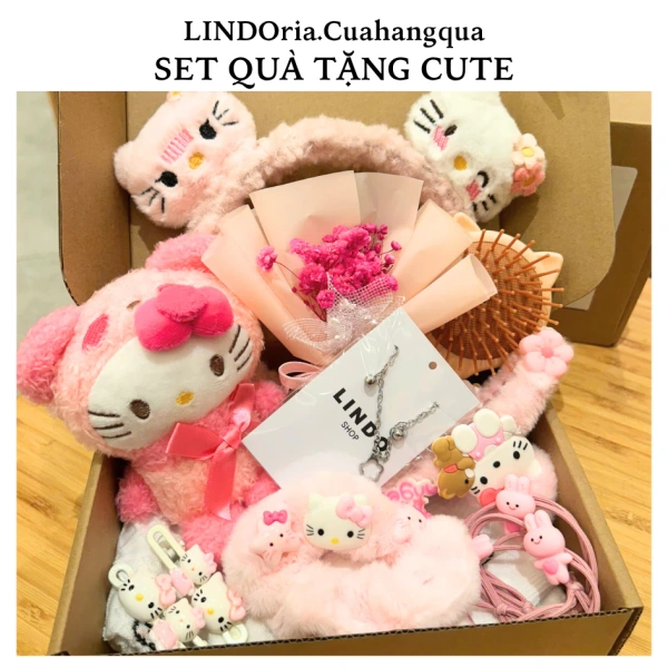 Cảm giác bất ngờ khi những chi tiết nhỏ trong bộ quà tặng bạn gái cute thực sự làm ngày sinh nhật trở nên ấm áp hơn