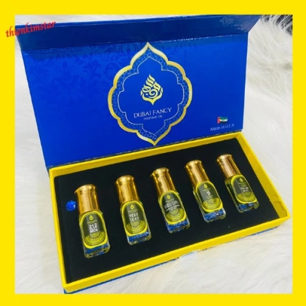 Cảm giác bất ngờ khi tinh dầu nước hoa trong bộ 5 chai kéo dài hơn dự kiến và thay đổi không gian sống.