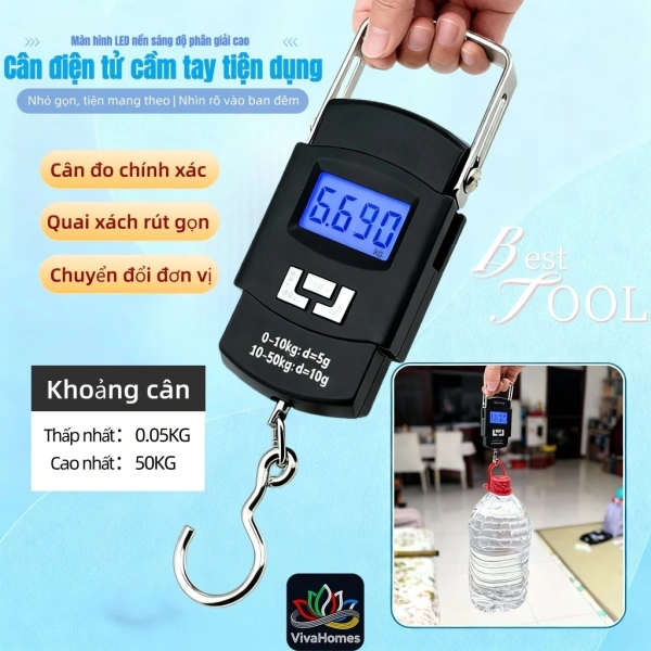 Cân điện tử mini 50kg: độ chính xác cao và màn hình LCD sáng thực sự mang lại gì trong sinh hoạt hằng ngày