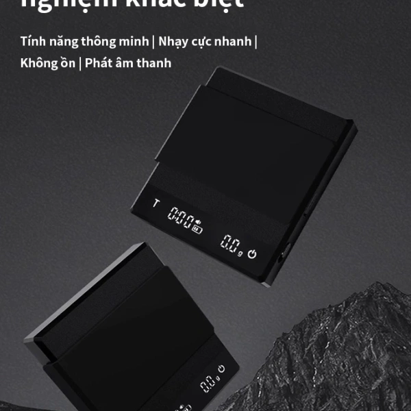 Cân điện tử mini cảm ứng LED khiến việc đo hạt cà phê mỗi buổi sáng trở nên khó tính hơn không ngờ
