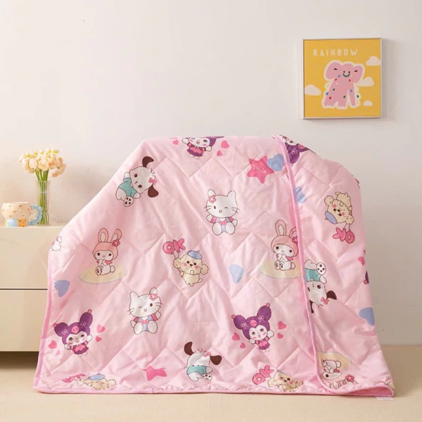 Chăn đũi bé họa tiết thỏ mềm mịn kích thước 1x1,4 m có thực sự giữ mát cho mùa hè?