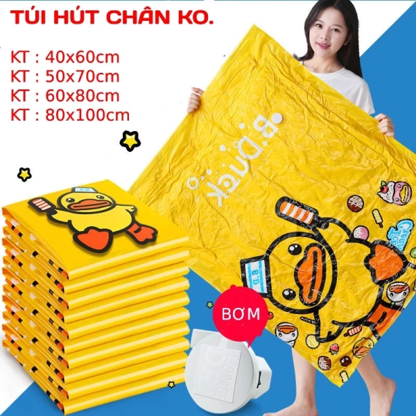Chi tiết khóa kín nắp trong túi hút chân không quyết định quần áo có tránh được nấm mốc hay không.