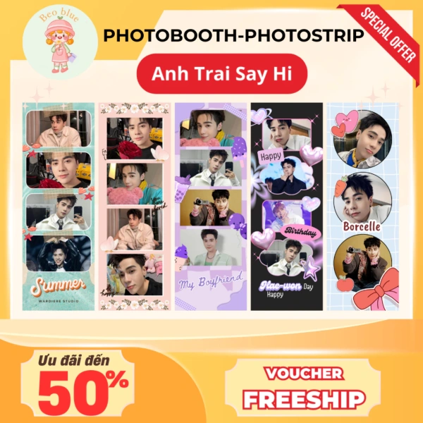 Chi tiết nhỏ của bộ 5 ảnh photobooth thường làm hạn chế cách trang trí gia đình