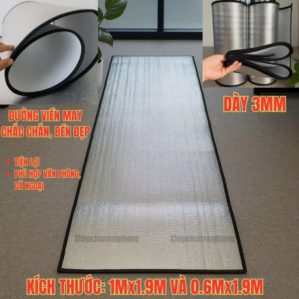 Chiếu ngủ trưa văn phòng dày 3 mm thật có giúp giữ ấm và có được giấc ngủ sâu giữa ngày?