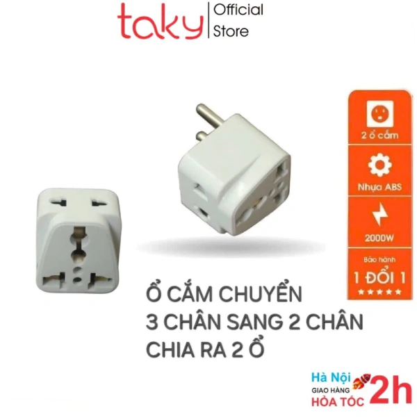 Có nên lắp bộ chuyển đổi ổ cắm 3 chấu sang 2 chấu trong không gian hạn chế?