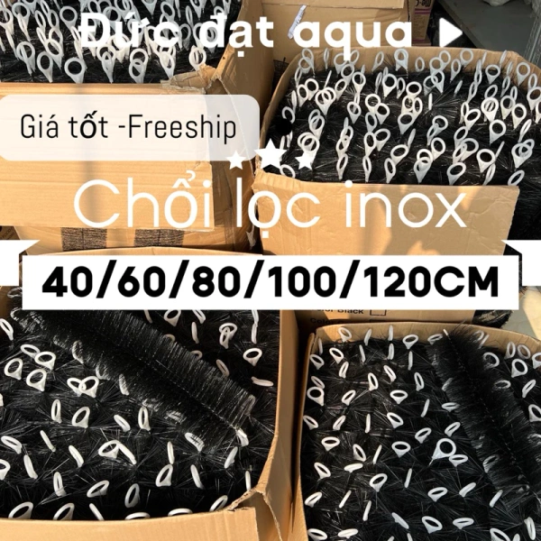 Có thực sự cần chổi lọc dài 120 cm cho hồ koi khi diện tích vừa phải?