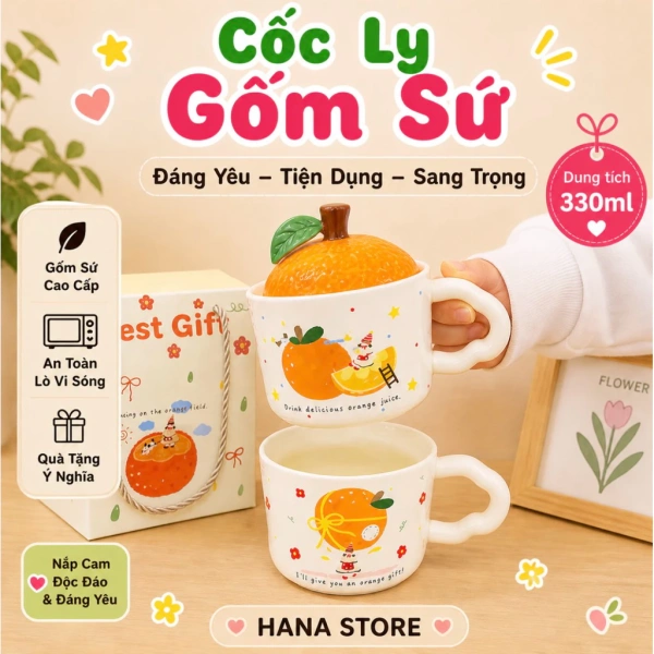 Cốc ly nắp quả cam 330ml tiết lộ khó khăn bất ngờ khi cố giữ nhiệt đồ uống trong văn phòng.
