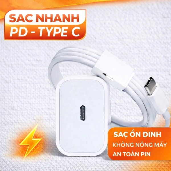 Củ sạc nhanh 30W Type‑C PD không nóng khiến nhận ra tầm quan trọng của việc giữ nhiệt ổn định cho điện thoại suốt ngày