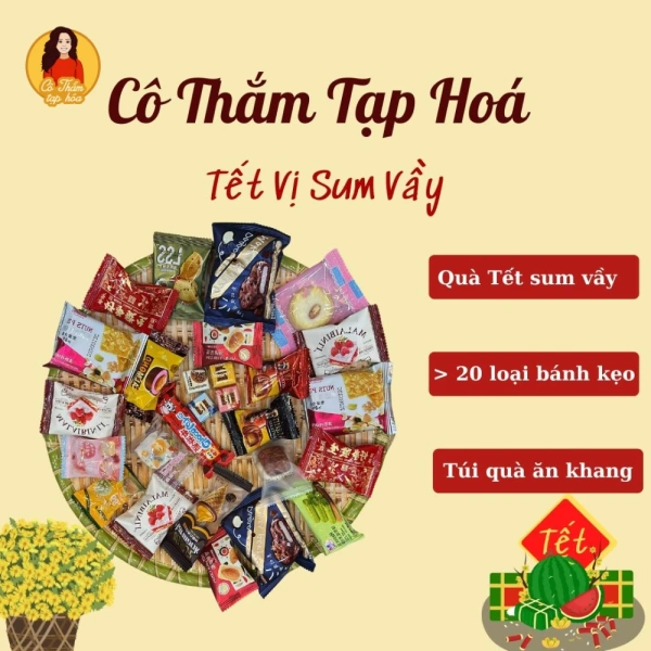 Đa dạng bánh kẹo Tết khiến việc lựa chọn món ngọt cho mỗi khách mời trở nên bất ngờ