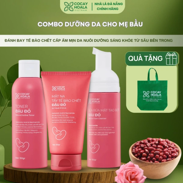 Da mặt bà bầu không còn khô rát sau khi chuyển sang bộ dưỡng nhẹ nhàng