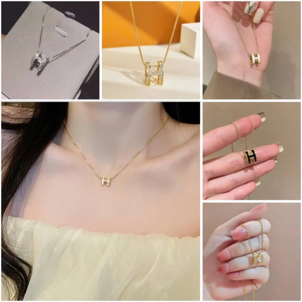 Dây chuyền chữ H phong cách Hàn Quốc: Khi vẻ sang chảnh gặp thực tế nhuộm màu chỉ sau vài tuần