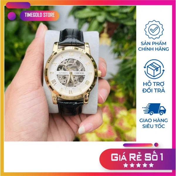 Dây da trên đồng hồ cơ nam tự động cao cấp thường làm lệch chỉ số thời gian nếu không được bảo dưỡng đúng cách