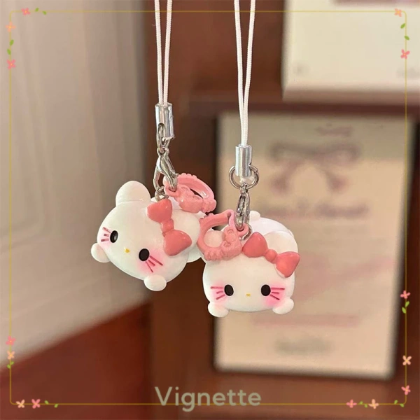 Dây đeo điện thoại hình mèo dễ thương thường khiến việc giữ chắc điện thoại trong tay trở nên bất ngờ khó khăn hơn