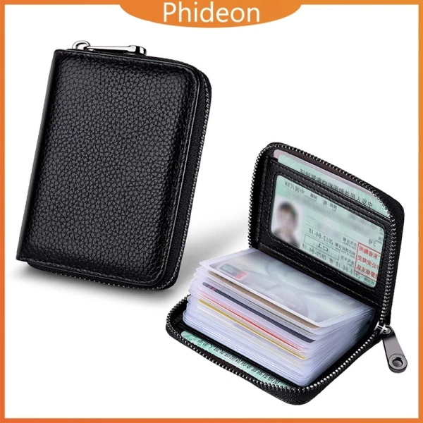 Dây kéo của ví mini chống trộm đa năng khiến việc sắp xếp thẻ trở nên bất ngờ khó khăn