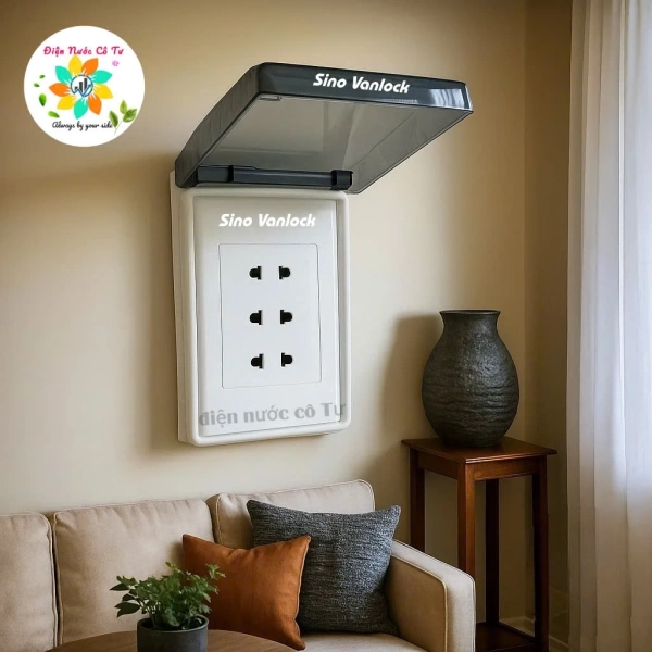 Đế che mưa cho ổ điện: chi tiết nhỏ mà nhiều gia đình bỏ qua đến khi gặp rắc rối trong mùa mưa