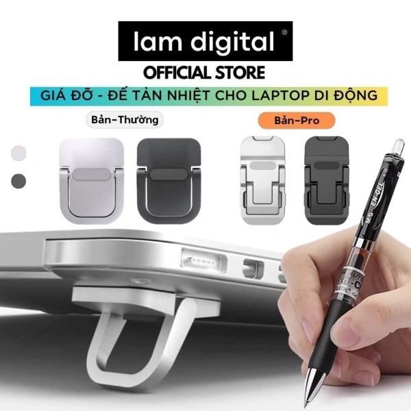 Đế tản nhiệt laptop bằng nhôm: khi nhiệt độ hạ đáng kể, năng suất làm việc bất ngờ tăng lên