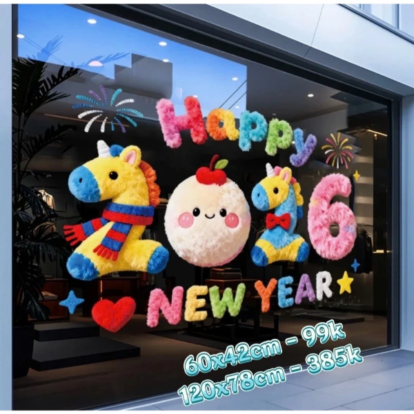 Decal chữ 2026 trang trí cửa kính phòng khách: tại sao bề mặt chưa được chuẩn bị có thể gây bong tróc nhanh chóng
