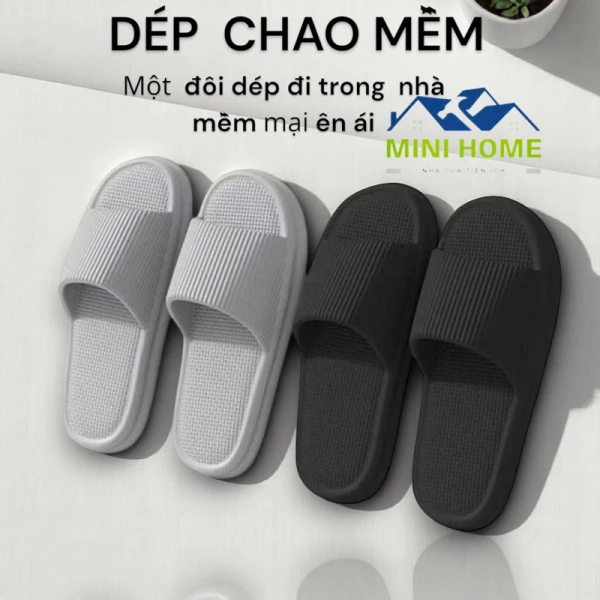 Đệm chân mềm mại và đế chống trượt trong nhà không chỉ mang phong cách Hàn, mà còn ảnh hưởng tới năng suất làm việc.
